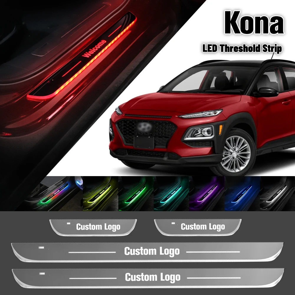 For Hyundai Kona 2017-2023 Car Door Sill Light Customized Logo LED 2019 2020 2021 2022 Welcome Threshold Pedal Lamp Accessories
For Hyundai Kona 2017-2023 Car Door Sill Light Customized Logo LED 2019 2020 2021 2022 Welcome Threshold Pedal Lamp Accessories