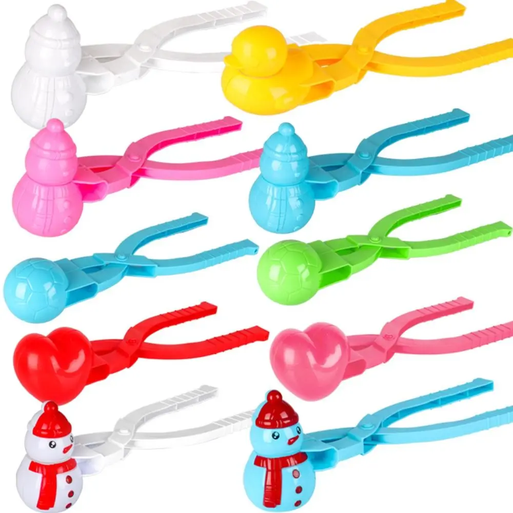 New Outdoor Snowball Maker Clip Multistyles Plastic Heart Snowflake Duck Shape Clip Tongs Fight Sports Toys for Kids Adult
New Outdoor Snowball Maker Clip Multistyles Plastic Heart Snowflake Duck Shape Clip Tongs Fight Sports Toys for Kids Adult