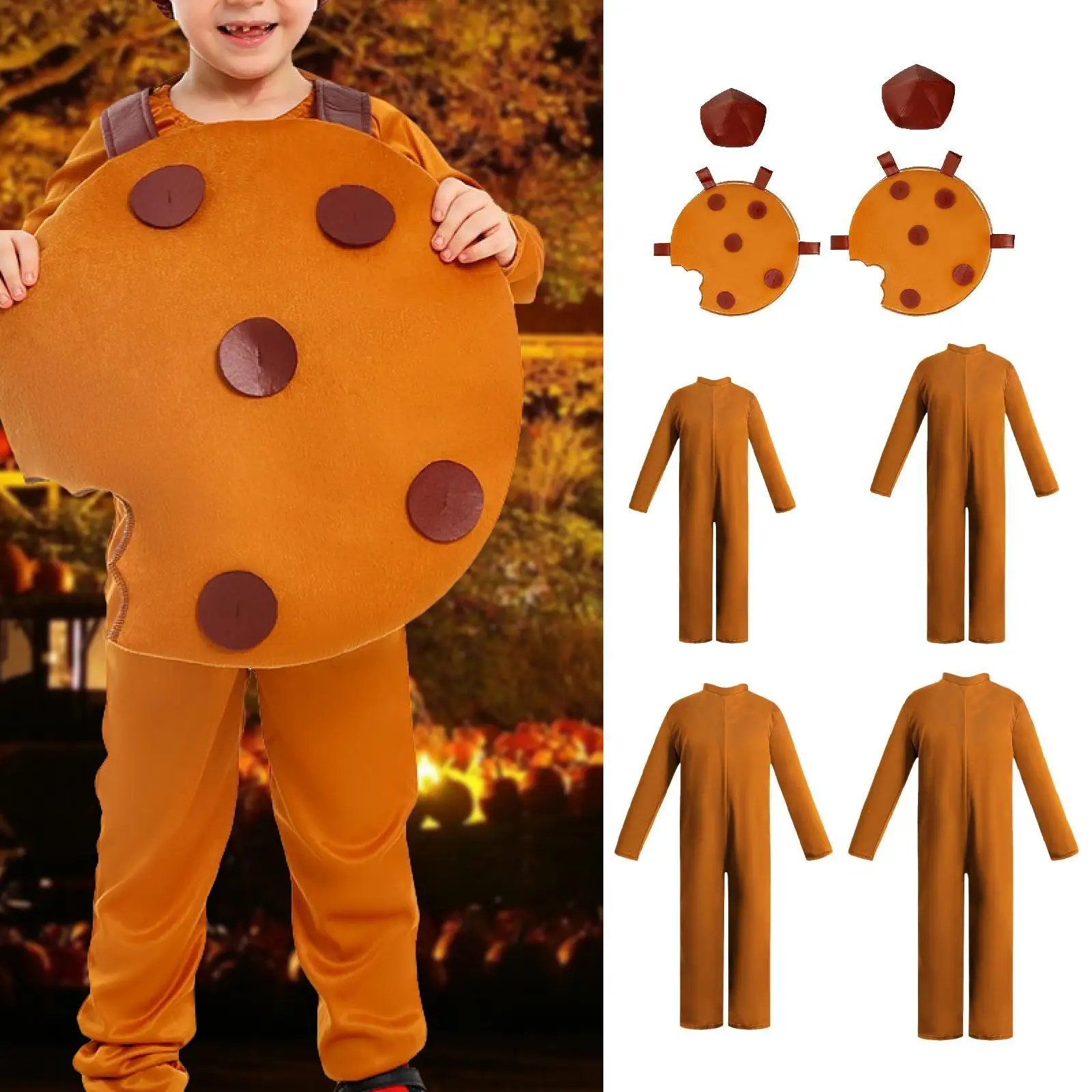 Платье с печеньем, костюм для ролевых игр, комбинезон из полиэстера, наряды для выступлений на сцене для детей, для мальчиков и девочек, косплей, вечеринка на Хэллоуин
Платье с печеньем, костюм для ролевых игр, комбинезон из полиэстера, наряды для выступлений на сцене для детей, для мальчиков и девочек, косплей, вечеринка на Хэллоуин