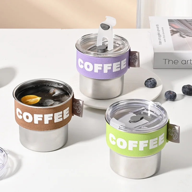 Coffee Cup with Lid 304 Stainless Steel Tumbler Mug Portable Travel Leakproof Water Bottle Tea Cups for Kitchen Drinkware Cups
Coffee Cup with Lid 304 Stainless Steel Tumbler Mug Portable Travel Leakproof Water Bottle Tea Cups for Kitchen Drinkware Cups
