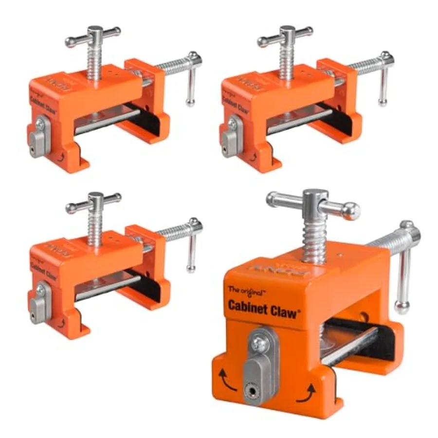 Pack Original Cabinet Clamps 8510 Cabinet Claw Face Frame Clamps for Installing Cabinets 0 lbs Load Limited
Pack Original Cabinet Clamps 8510 Cabinet Claw Face Frame Clamps for Installing Cabinets 0 lbs Load Limited