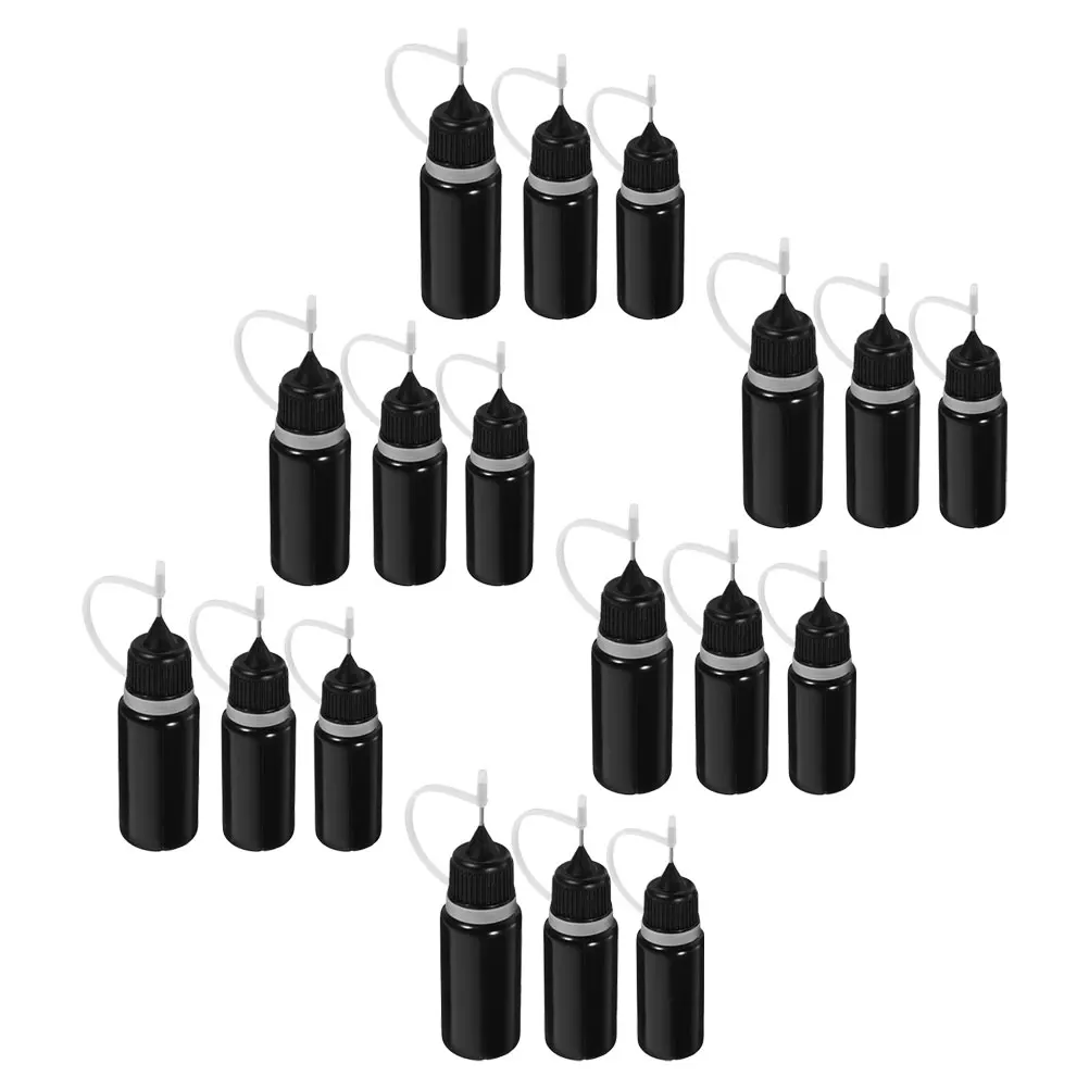 30 Pcs Dropper Bottle Glue Water Bottling Bottles with Fine Tips Black Stainless Steel Applicator
30 Pcs Dropper Bottle Glue Water Bottling Bottles with Fine Tips Black Stainless Steel Applicator