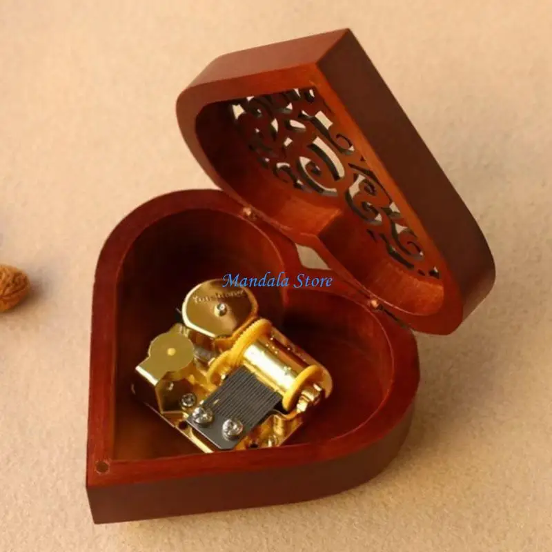 U2JC Retro Wooden Music Box Wind Up Clockworks Mechanism Musical Box Birthday Gift
U2JC Retro Wooden Music Box Wind Up Clockworks Mechanism Musical Box Birthday Gift