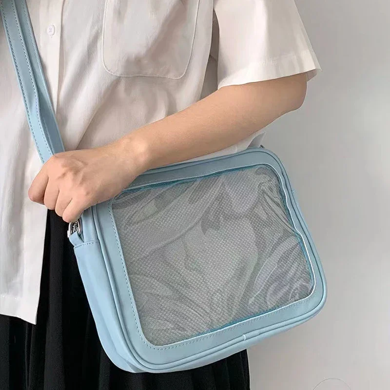 Japanese High School Girls Crossbody Bags Pu Jk Handbags Transparent Itabag Women New 2024 Ita Bags Leather Shoulder Bag Bolso
Japanese High School Girls Crossbody Bags Pu Jk Handbags Transparent Itabag Women New 2024 Ita Bags Leather Shoulder Bag Bolso