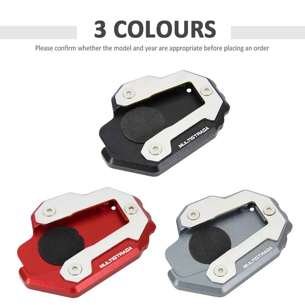 For Ducati Multistrada 1200 Motorcycle CNC Aluminum Kickstand Extender 3 Color Foot Side Stand Extension Foot Pad Support Plate
For Ducati Multistrada 1200 Motorcycle CNC Aluminum Kickstand Extender 3 Color Foot Side Stand Extension Foot Pad Support Plate