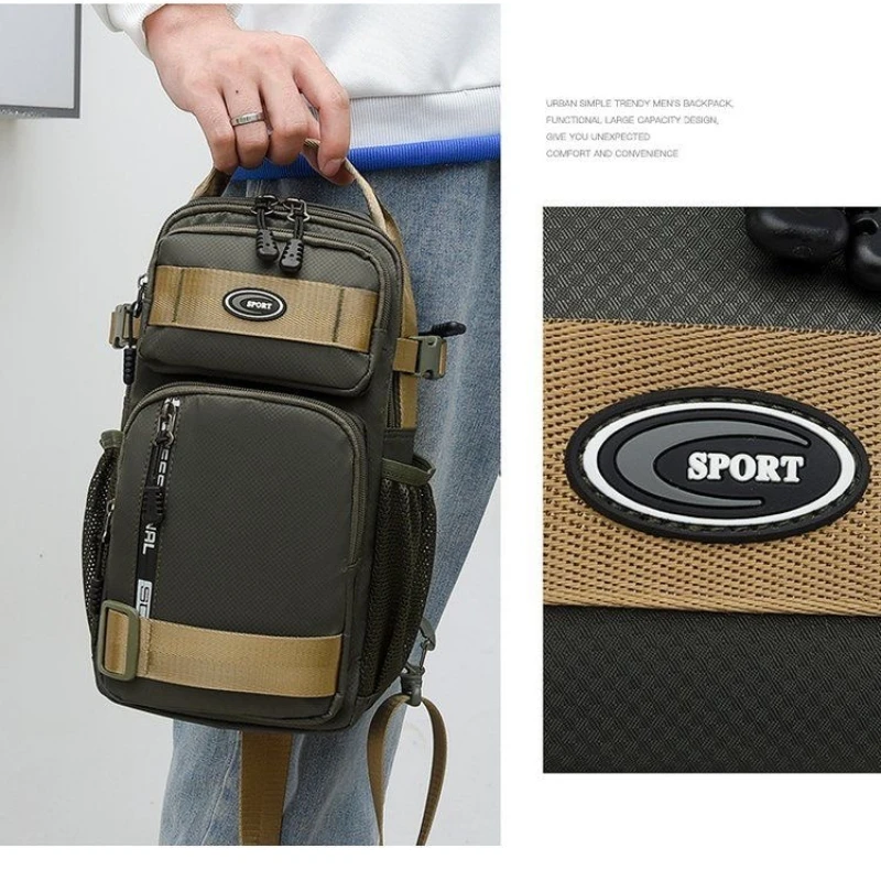 Outdoor Hiking Cycling Backpack Men Fashion Trend Shoulder Crossbody Running Casual Travel Large-capacity Sports Chest Bag Pack
Outdoor Hiking Cycling Backpack Men Fashion Trend Shoulder Crossbody Running Casual Travel Large-capacity Sports Chest Bag Pack