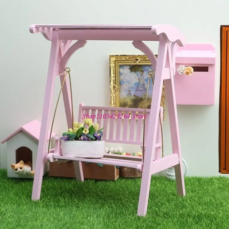 Realistic Wooden Swing Chair Model Figure Miniature Furniture for 1:12 Doll House
Realistic Wooden Swing Chair Model Figure Miniature Furniture for 1:12 Doll House