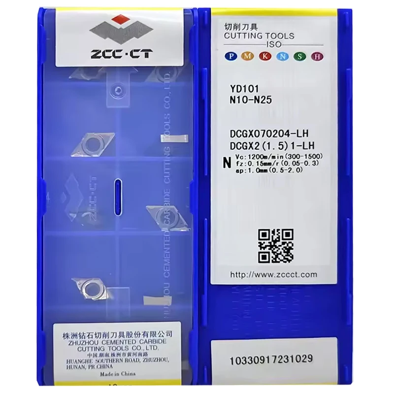 Original ZCCCT DCGX070204-LH DCGX070208-LH DCGX11T302-LH DCGX11T308-LH YD101 YBG102 carbide insert for CNC turning Tools
Original ZCCCT DCGX070204-LH DCGX070208-LH DCGX11T302-LH DCGX11T308-LH YD101 YBG102 carbide insert for CNC turning Tools