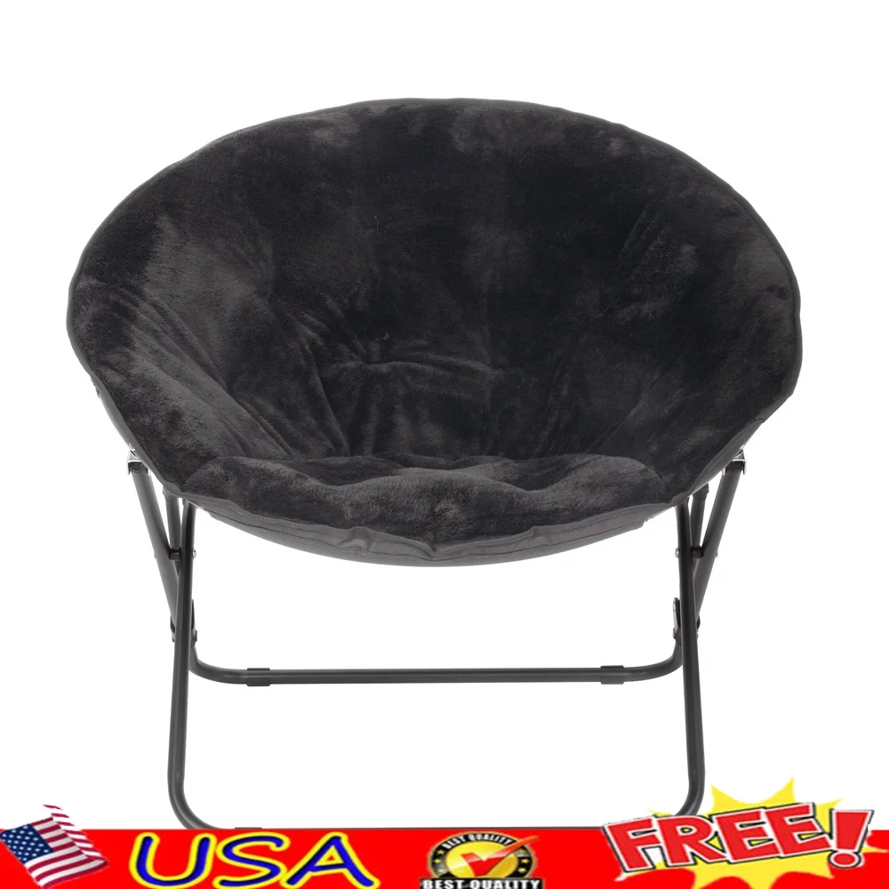Portable Foldable Saucer Chair Kids Teens Soft Velvet Cushion Indoor Use Stylish Accent Seating Compact Storage 
Portable Foldable Saucer Chair Kids Teens Soft Velvet Cushion Indoor Use Stylish Accent Seating Compact Storage