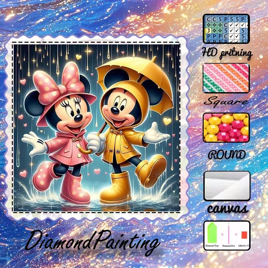1 piece - Potdemiel-5D-DIY - Flocking cloth - Special drill - Diamond painting set - Minnie Mickey - Diamond art
1 piece - Potdemiel-5D-DIY - Flocking cloth - Special drill - Diamond painting set - Minnie Mickey - Diamond art