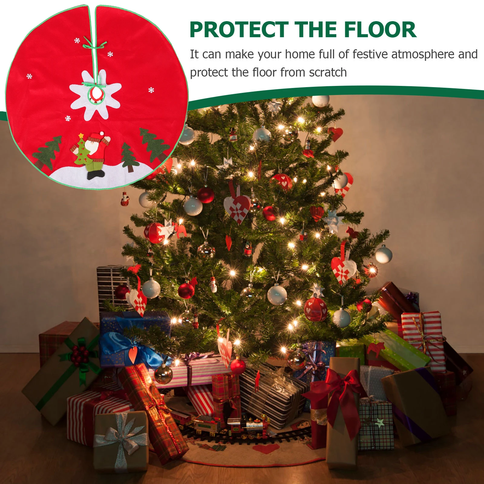 Xmas Tree Skirt Christmas Elf for Decorations Decorative Accessory Red Christmass
Xmas Tree Skirt Christmas Elf for Decorations Decorative Accessory Red Christmass