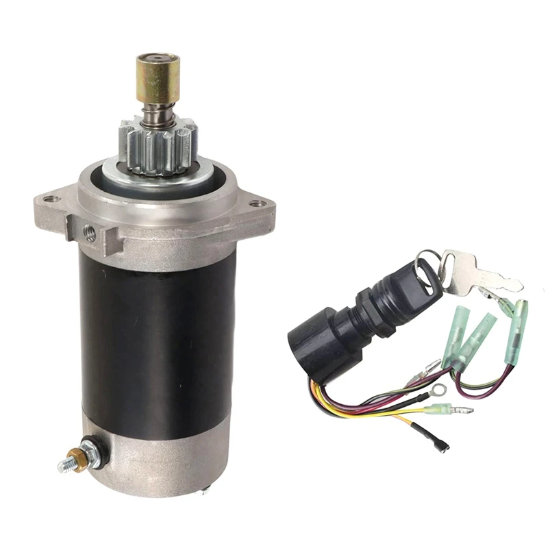 50-814980M 87-88107A5 Boat Outboard Engine Starter Motor+Ignition Switch Kit For Mercury Marine 25HP 30HP 40HP 50-97693M
50-814980M 87-88107A5 Boat Outboard Engine Starter Motor+Ignition Switch Kit For Mercury Marine 25HP 30HP 40HP 50-97693M