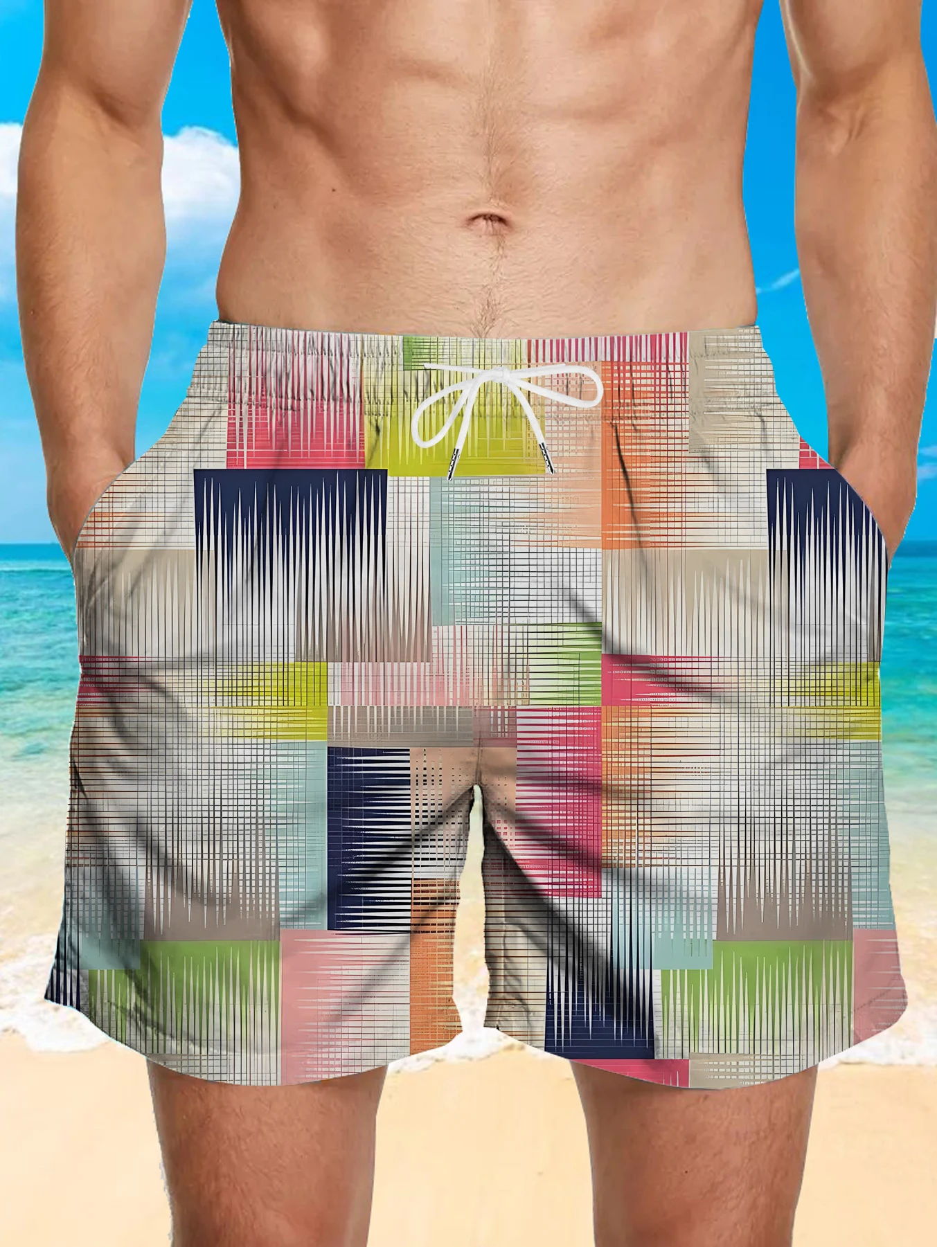 Trendy All Over Digital Print Shorts Men Light Quick Dry Polyester Beach Bottoms
Trendy All Over Digital Print Shorts Men Light Quick Dry Polyester Beach Bottoms