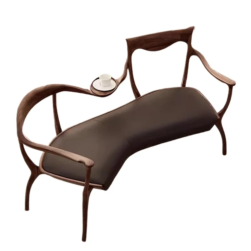 New Chinese style black walnut white wax wood chair, home office, hotel double chair
New Chinese style black walnut white wax wood chair, home office, hotel double chair