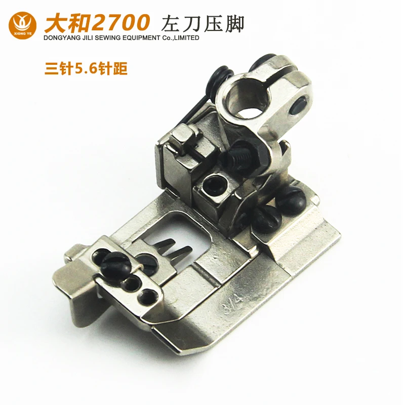 Yamato Vg2700 Left Knife Flat Lock Machine Presser Foot Flat Seaming Machine Vg3721 Three Needle Abd Five Line 5.6 Widened Press
Yamato Vg2700 Left Knife Flat Lock Machine Presser Foot Flat Seaming Machine Vg3721 Three Needle Abd Five Line 5.6 Widened Press
