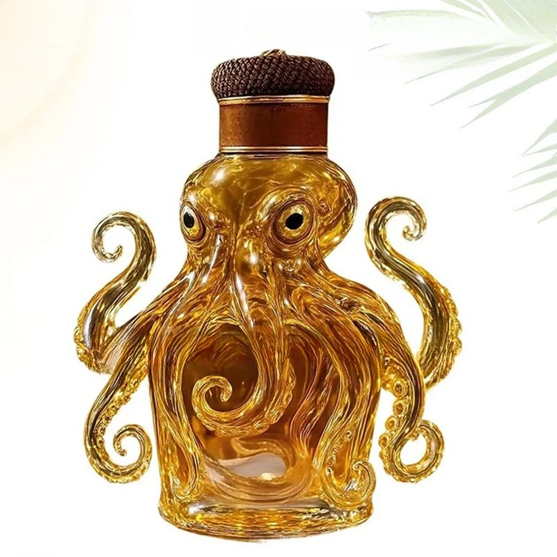 3D Carved Octopus Whiskey Decanter Glass Bottle Home Bar Decor Tabletop Ornament Ocean Theme Sculpture Liquor Storage Container
3D Carved Octopus Whiskey Decanter Glass Bottle Home Bar Decor Tabletop Ornament Ocean Theme Sculpture Liquor Storage Container