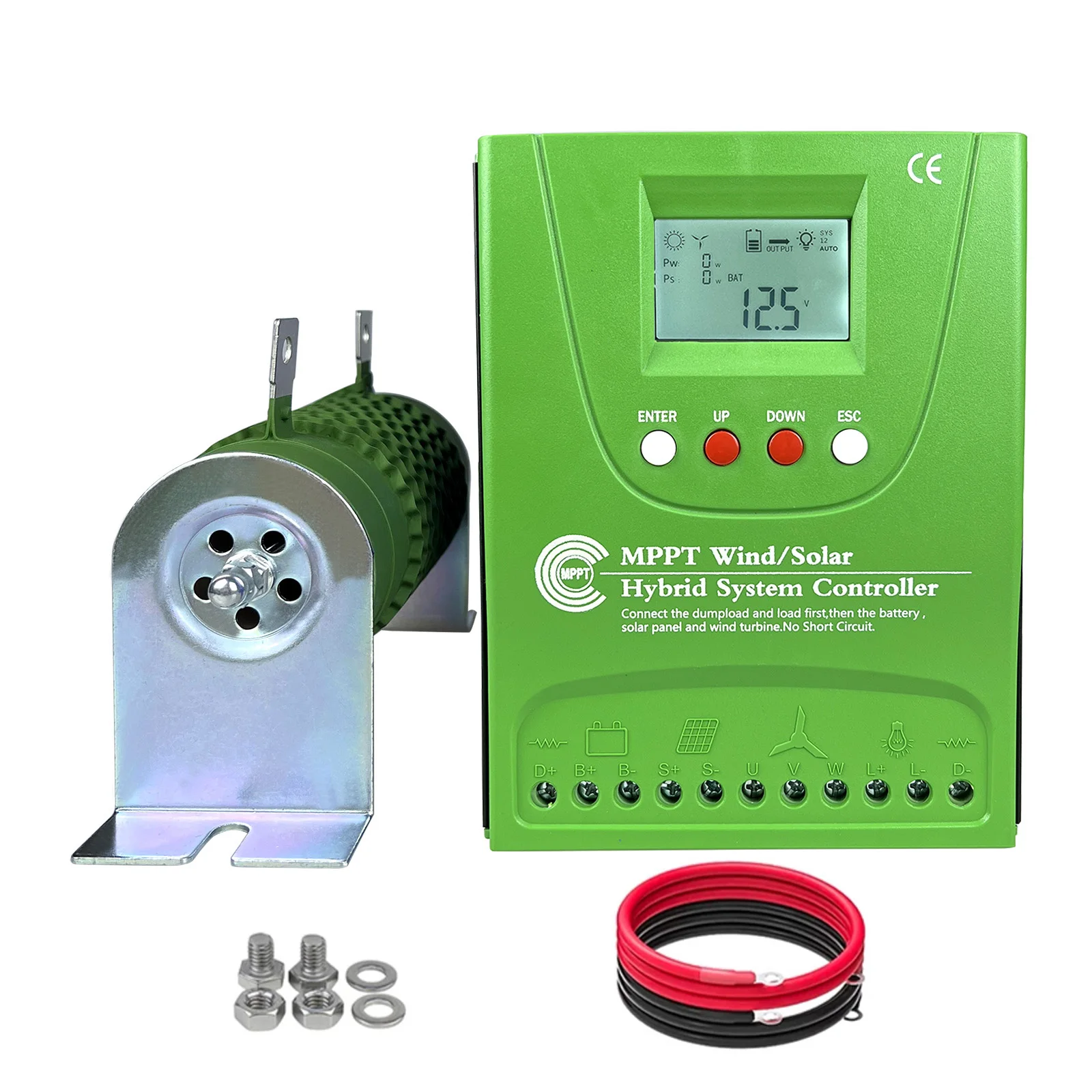 12V 24V 48V 2800W Wind Solar Hybrid Controller MPPT 20A 30A 40A Solar Panel Wind Turbine MPPT Board Battery Charging Regulator
12V 24V 48V 2800W Wind Solar Hybrid Controller MPPT 20A 30A 40A Solar Panel Wind Turbine MPPT Board Battery Charging Regulator