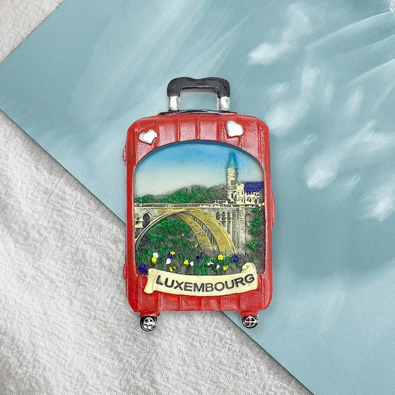 Europe Luxembourg Landmark Scenery Creative Suitcase Fridge Magnet Travel Souvenir Decoration Craft Gift
Europe Luxembourg Landmark Scenery Creative Suitcase Fridge Magnet Travel Souvenir Decoration Craft Gift