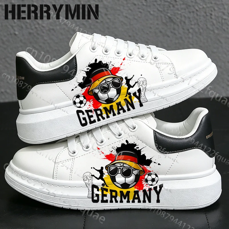 Germany National Flag Football Match Popular Man Woman Adult Soft Sole Shoes 3D Print Four Season Breathable White Tennis Shoes
Germany National Flag Football Match Popular Man Woman Adult Soft Sole Shoes 3D Print Four Season Breathable White Tennis Shoes