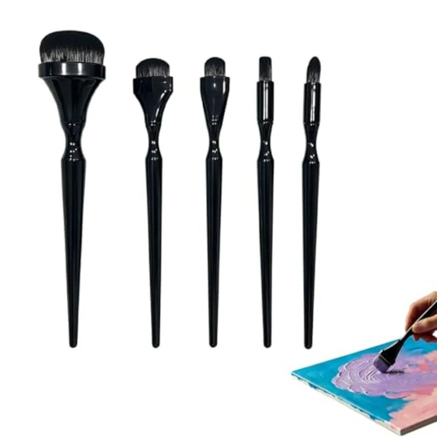 5-Piece Graphite and Charcoal Blending Brushes Set for Hand Painting, Sketching, Shading, and Craft Projects - Art Paintbrushes
5-Piece Graphite and Charcoal Blending Brushes Set for Hand Painting, Sketching, Shading, and Craft Projects - Art Paintbrushes