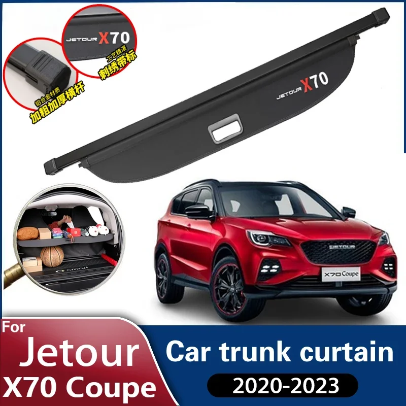 Занавеска на багажник автомобиля для Jetour X70 Coupe 2020 2021 2022 2023, задняя перегородка багажника автомобиля, защитные чехлы, аксессуары для защиты от подглядывания
Занавеска на багажник автомобиля для Jetour X70 Coupe 2020 2021 2022 2023, задняя перегородка багажника автомобиля, защитные чехлы, аксессуары для защиты от подглядывания