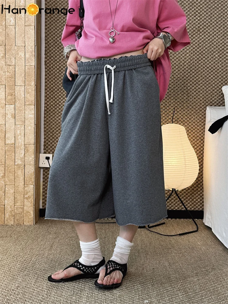 HanOrange 2026 Summer Simple Drawstring Elastic Waist Capris Loose Women's Calf-Length Pants Dark Gray/Gray/Navy Blue
HanOrange 2026 Summer Simple Drawstring Elastic Waist Capris Loose Women's Calf-Length Pants Dark Gray/Gray/Navy Blue