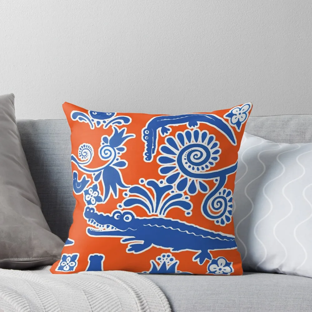 Gator Toile Orange and Blue Throw Pillow Christmas Covers Rectangular Cushion Cover Pillow Decor pillow pillowcase
Gator Toile Orange and Blue Throw Pillow Christmas Covers Rectangular Cushion Cover Pillow Decor pillow pillowcase