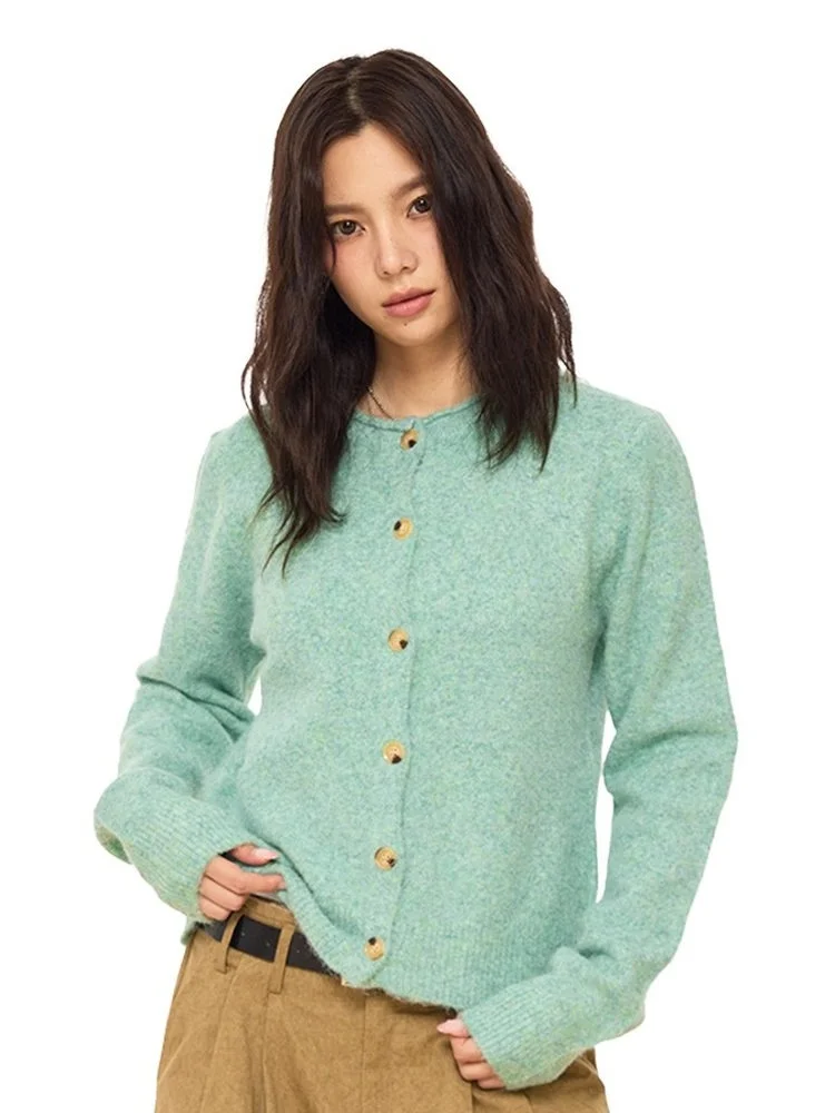 een Wool Blend Knitted Cardigan Women's Outerwear Spring Autumn Season Straight Cut Long Sve round Ne Warmth Ins Sle
een Wool Blend Knitted Cardigan Women's Outerwear Spring Autumn Season Straight Cut Long Sve round Ne Warmth Ins Sle