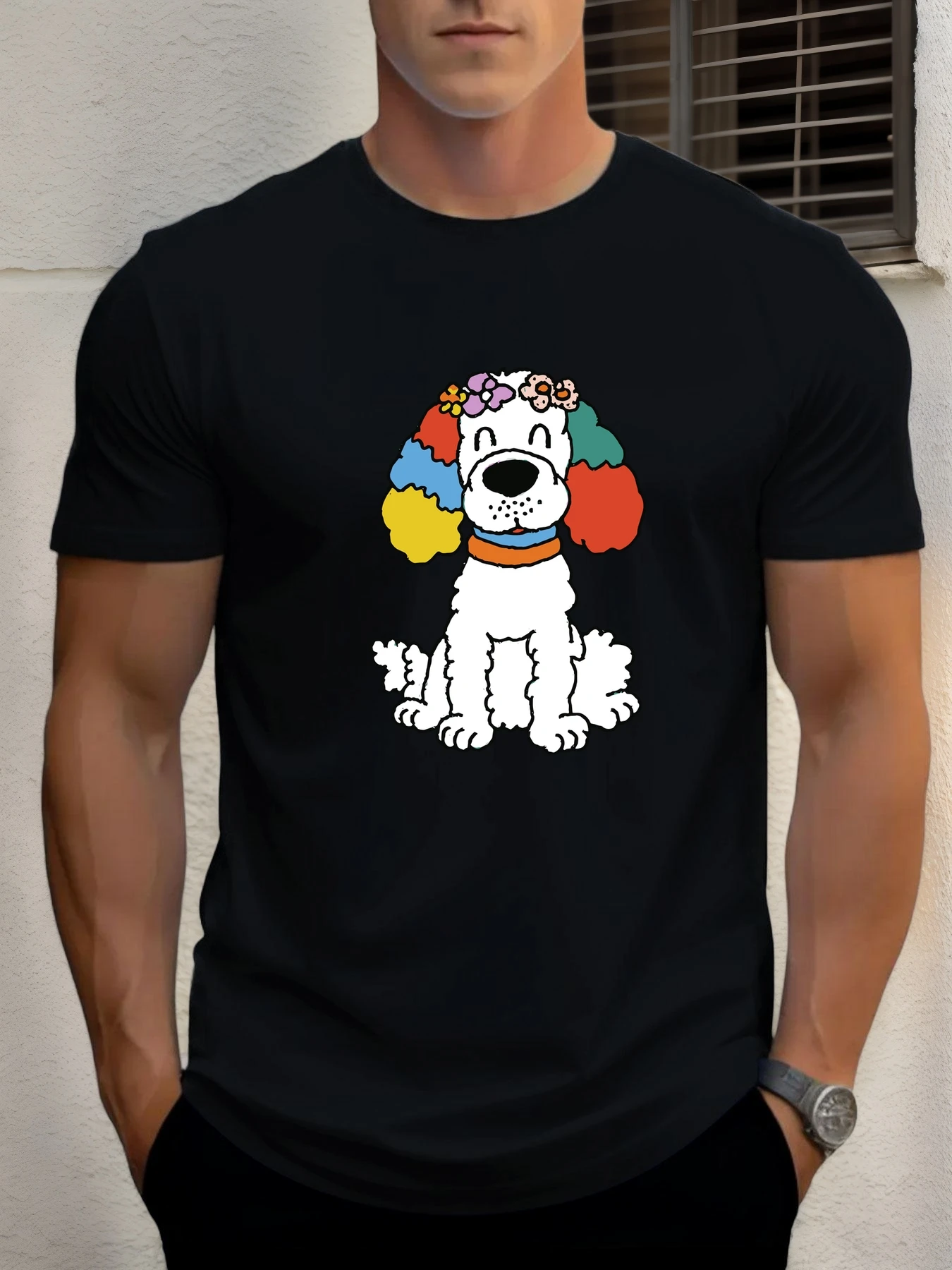 T Shirt For Men Color Ears Puppy 100% Cotton Graphic Printing Summer Round Neck T-Shirt Casual Breathable Street Style Daily Top
T Shirt For Men Color Ears Puppy 100% Cotton Graphic Printing Summer Round Neck T-Shirt Casual Breathable Street Style Daily Top