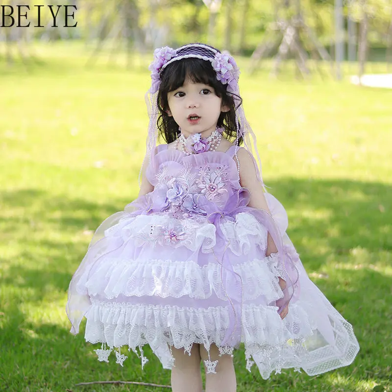 Summer New Sweet Girls' Clothing Lolita Style Vest Princess Performance Dress Children's Birthday Suspender Flower Girl Dress
Summer New Sweet Girls' Clothing Lolita Style Vest Princess Performance Dress Children's Birthday Suspender Flower Girl Dress
