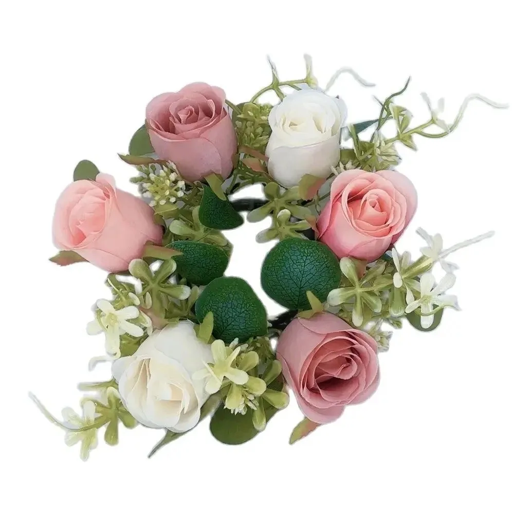 Simulation Eucalyptus Candlestick Wreath Plastic Colorful Wedding Candle Rings Artificial Party Table Decoration
Simulation Eucalyptus Candlestick Wreath Plastic Colorful Wedding Candle Rings Artificial Party Table Decoration
