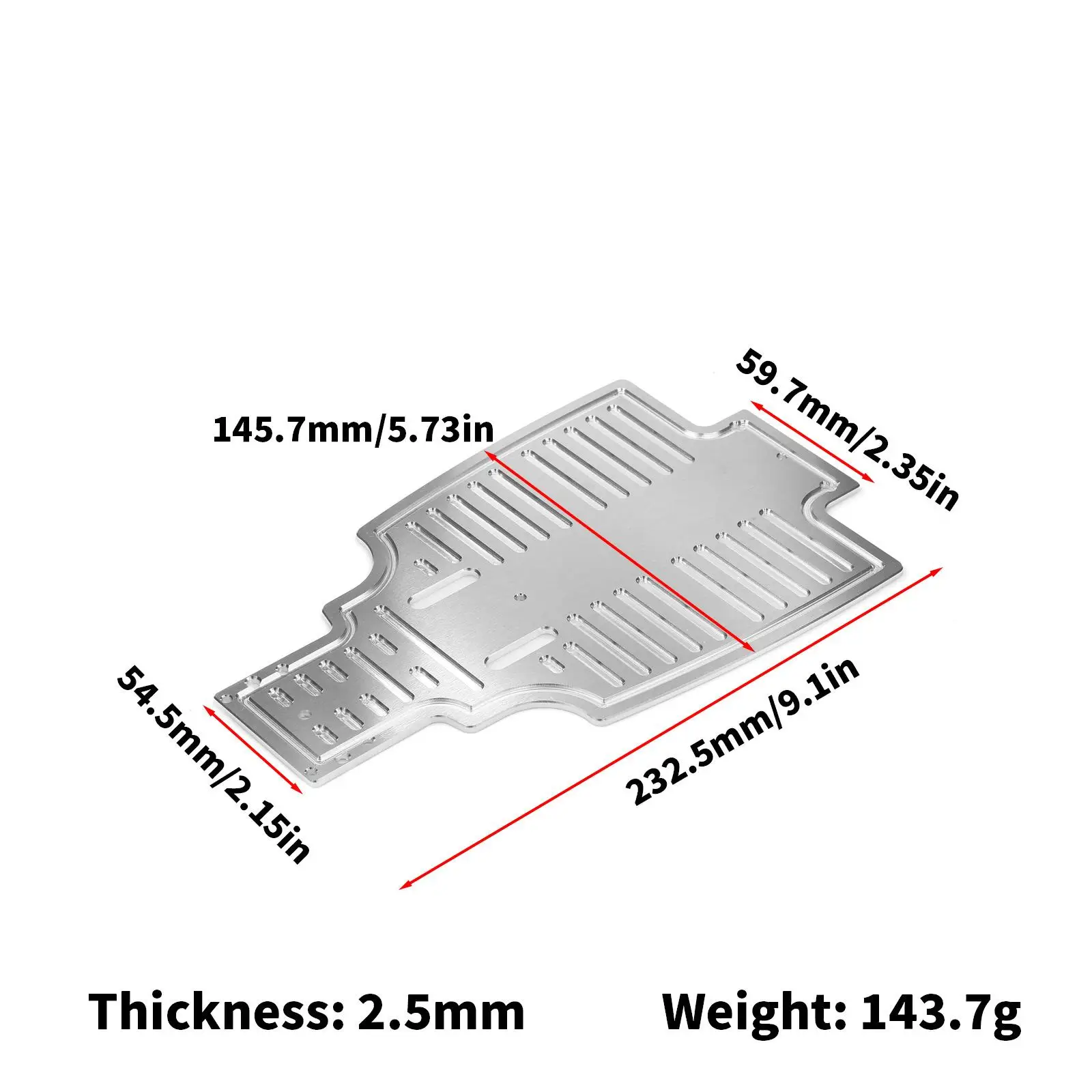 1/10 RC Car Chassis Plate Chassis Frame Board for Sand Scorcher Crawler
1/10 RC Car Chassis Plate Chassis Frame Board for Sand Scorcher Crawler