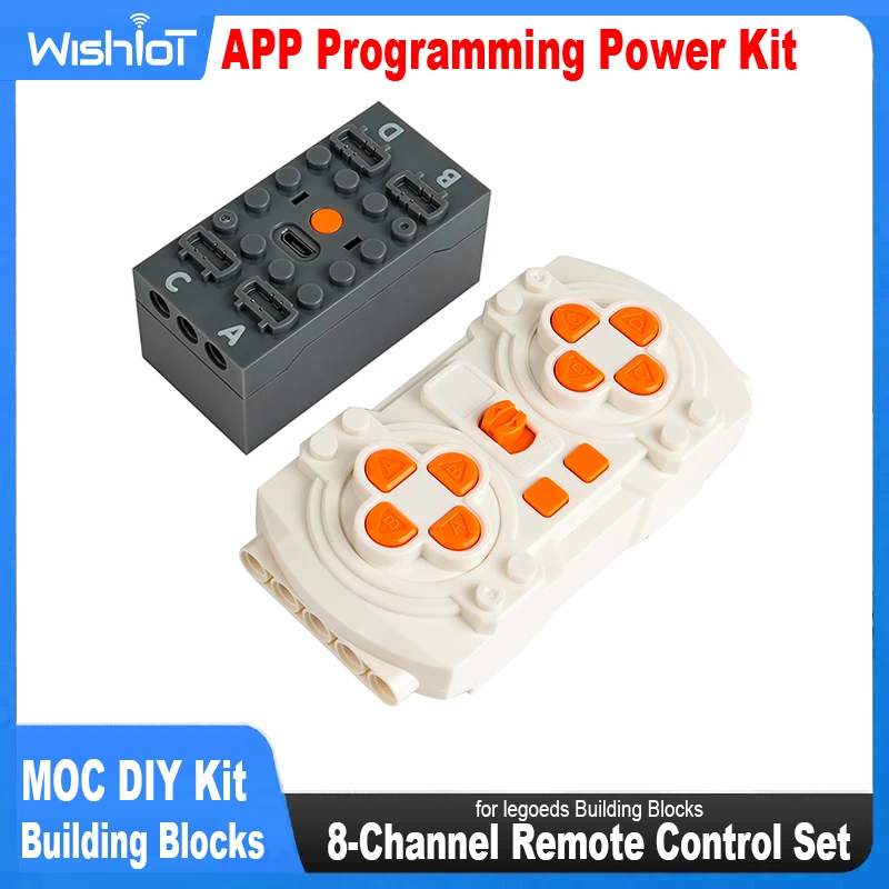 MOC APP Programming Power Pack Set Rechargeable Battery Box Octopus Speed Remote Control Program PF Building Blocks Modification
MOC APP Programming Power Pack Set Rechargeable Battery Box Octopus Speed Remote Control Program PF Building Blocks Modification