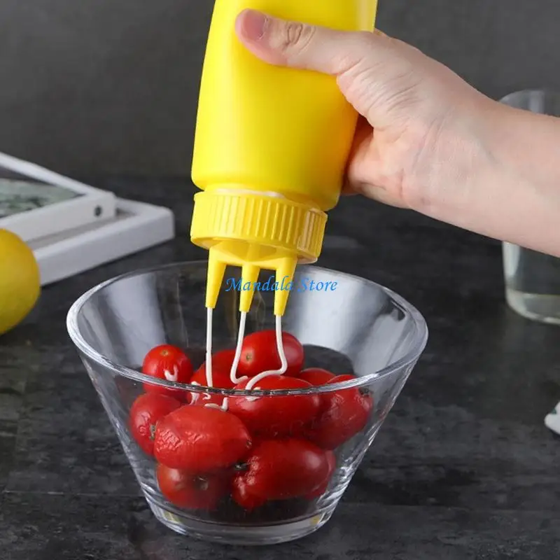 U2JC 4 Thickened Plastic Multi Nozzle Condiment Dispensers Safe Easy Storage Bottles
U2JC 4 Thickened Plastic Multi Nozzle Condiment Dispensers Safe Easy Storage Bottles