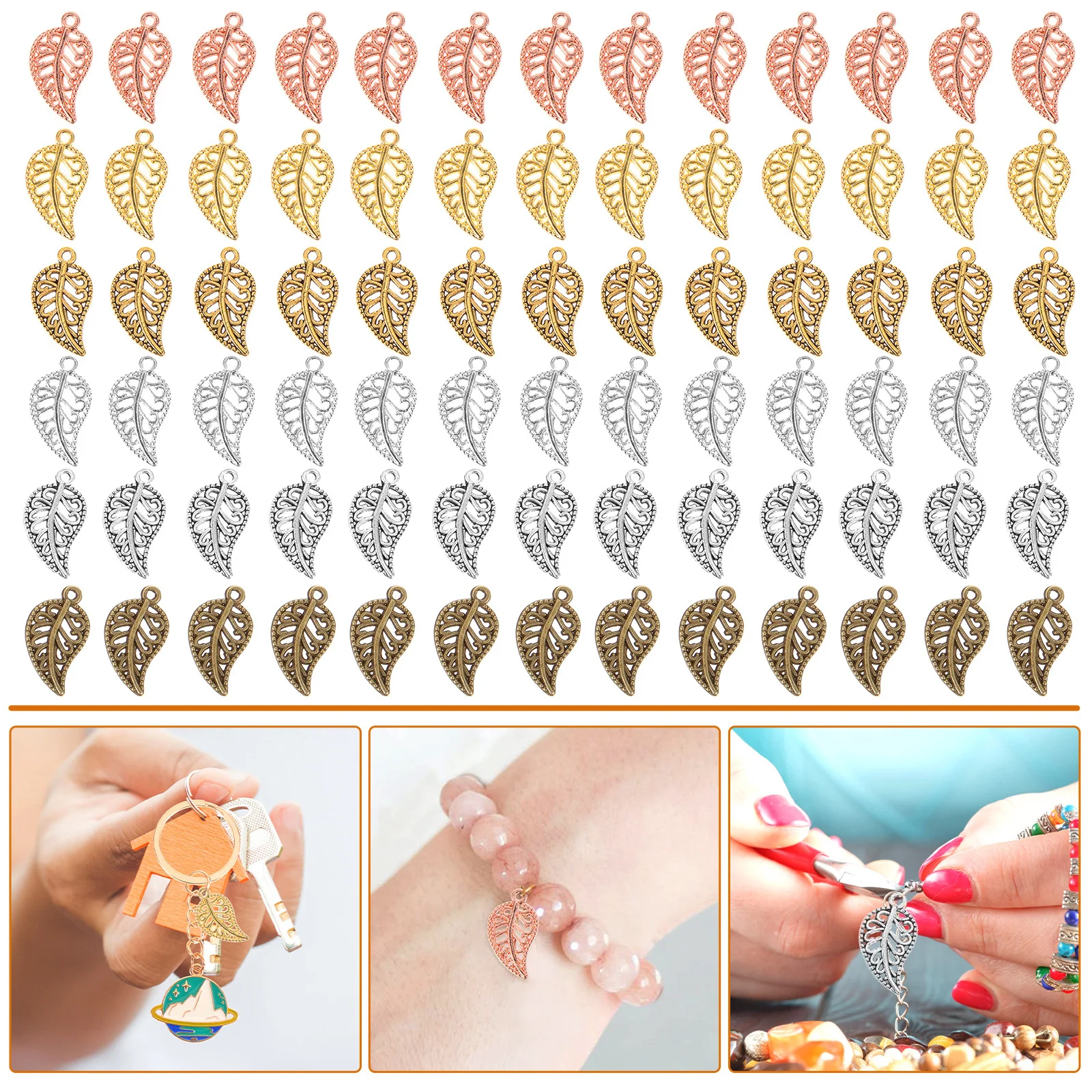 300Pcs Alloy Leaf Charms DIY Jewelry Making Accessories for Earrings Necklace Bracelet Hollow Leaves Craft Findings Supplies
300Pcs Alloy Leaf Charms DIY Jewelry Making Accessories for Earrings Necklace Bracelet Hollow Leaves Craft Findings Supplies