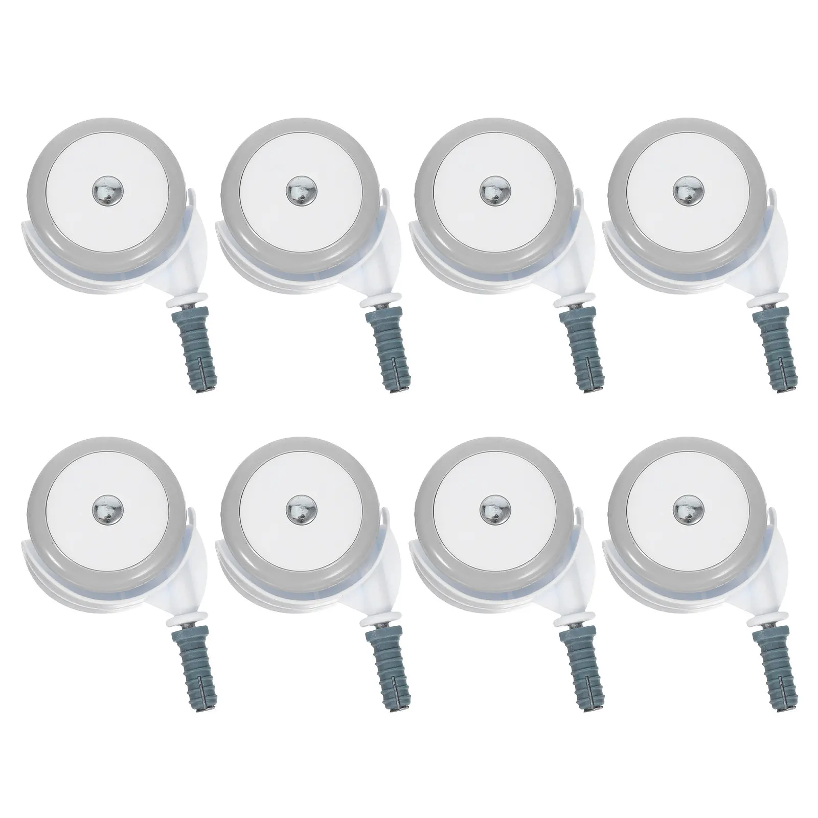 8Pcs Plastic Caster Wheels Replacement Set for Baby Walker Stroller Universal Silent Swivel Casters Smooth and Quiet Mobility
8Pcs Plastic Caster Wheels Replacement Set for Baby Walker Stroller Universal Silent Swivel Casters Smooth and Quiet Mobility