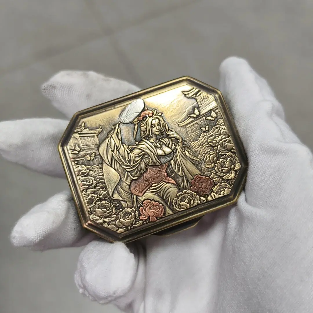 Handmade Brass Octagon Oil Lighter, Steampunk Gear Relief Lighter, Detachable Insert for Pipe, Vintage Oil Lighter Collectible
Handmade Brass Octagon Oil Lighter, Steampunk Gear Relief Lighter, Detachable Insert for Pipe, Vintage Oil Lighter Collectible