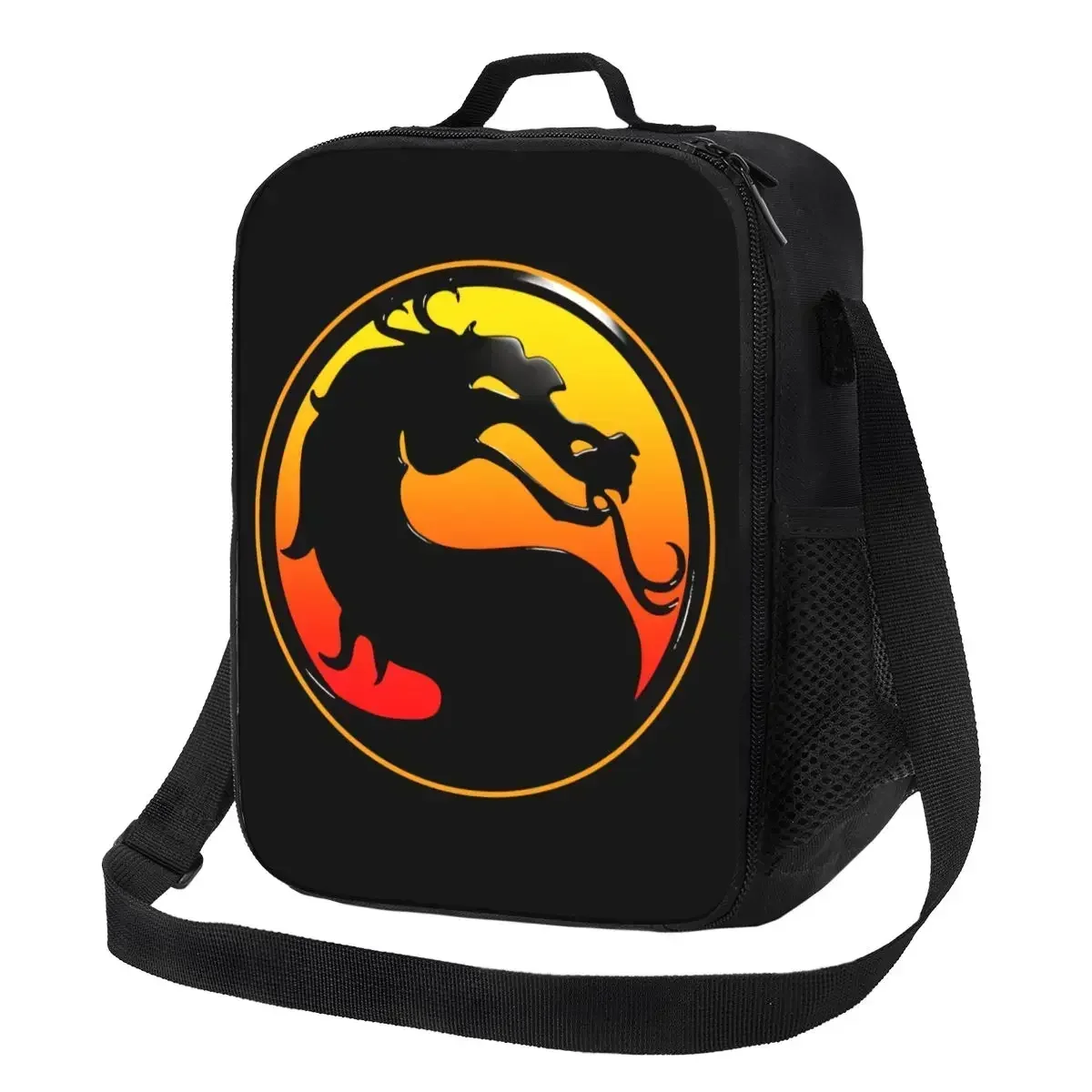 Mortal Kombat Logo Thermal Insulated Lunch Bag Fighting Game Sub Zero Scorpion Portable Container for Office Outdoor Box
Mortal Kombat Logo Thermal Insulated Lunch Bag Fighting Game Sub Zero Scorpion Portable Container for Office Outdoor Box