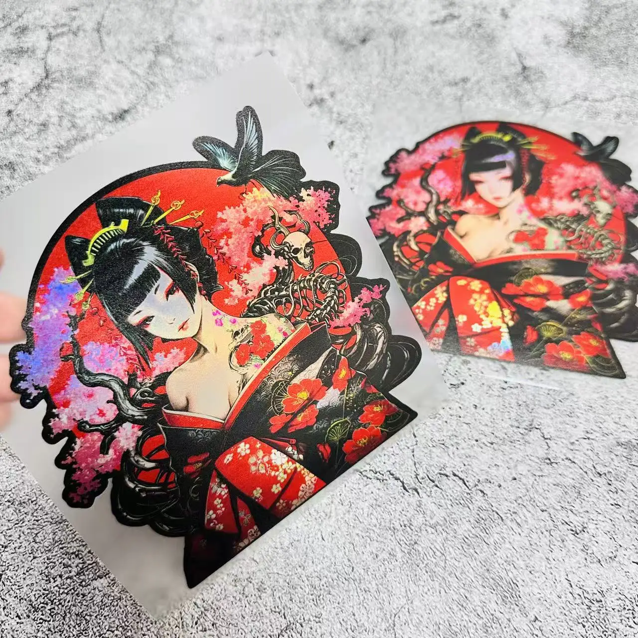 1PC "Vibrant Red Japanese Geisha & Cherry Blossom" Sticker - Self-Adhesive Waterproof Vinyl for Laptop
1PC "Vibrant Red Japanese Geisha & Cherry Blossom" Sticker - Self-Adhesive Waterproof Vinyl for Laptop