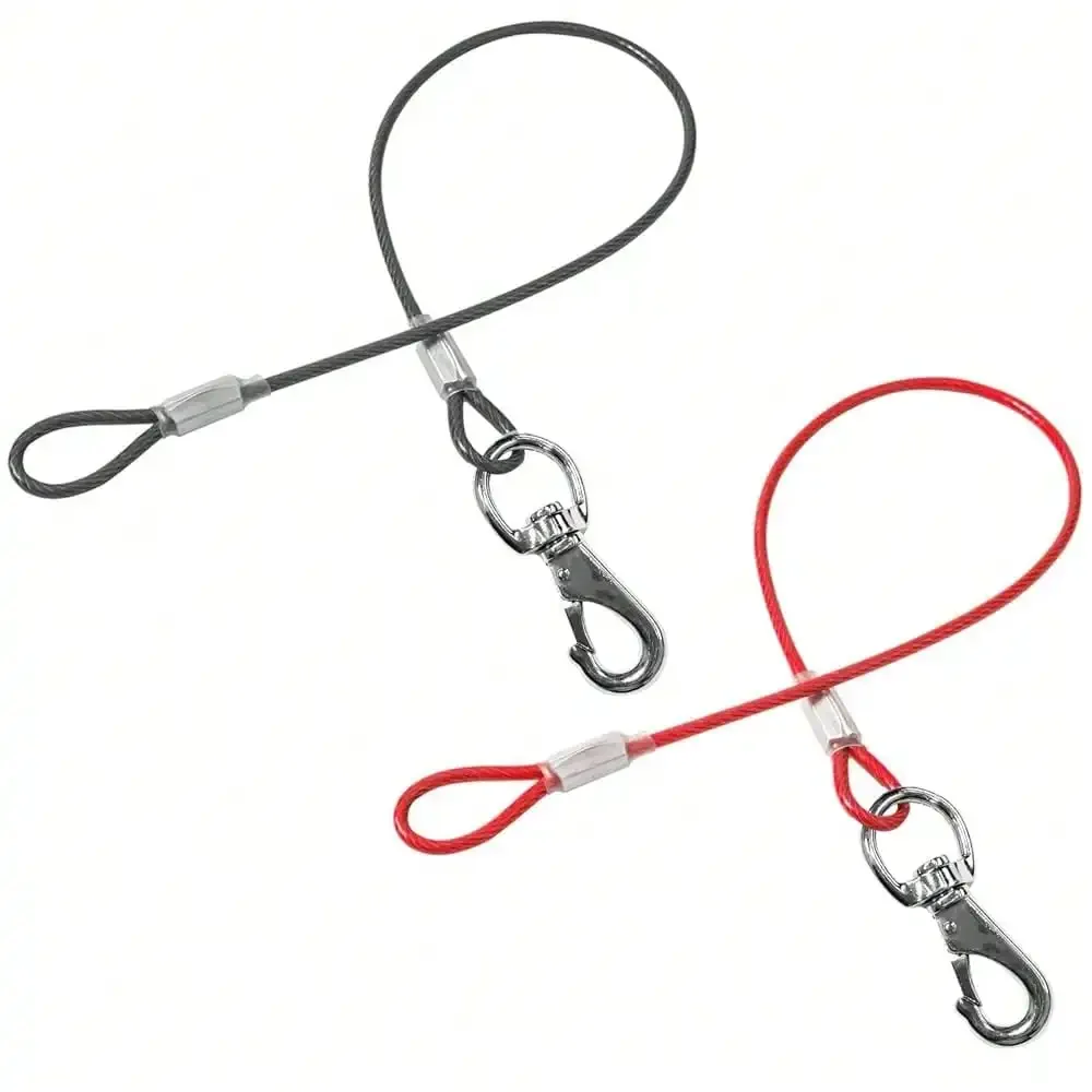 Chew Proof Dog Leash - 2Pack Metal Cable Lead,No Multiple Dog Leashes For Small And Medium Dogs- Heavy Duty Leash Extender For Collars & Harnesses(Black+Purple, 20in/50cm),20in/50cm,Black+Purple
Chew Proof Dog Leash - 2Pack Metal Cable Lead,No Multiple Dog Leashes For Small And Medium Dogs- Heavy Duty Leash Extender For Collars & Harnesses(Black+Purple, 20in/50cm),20in/50cm,Black+Purple
