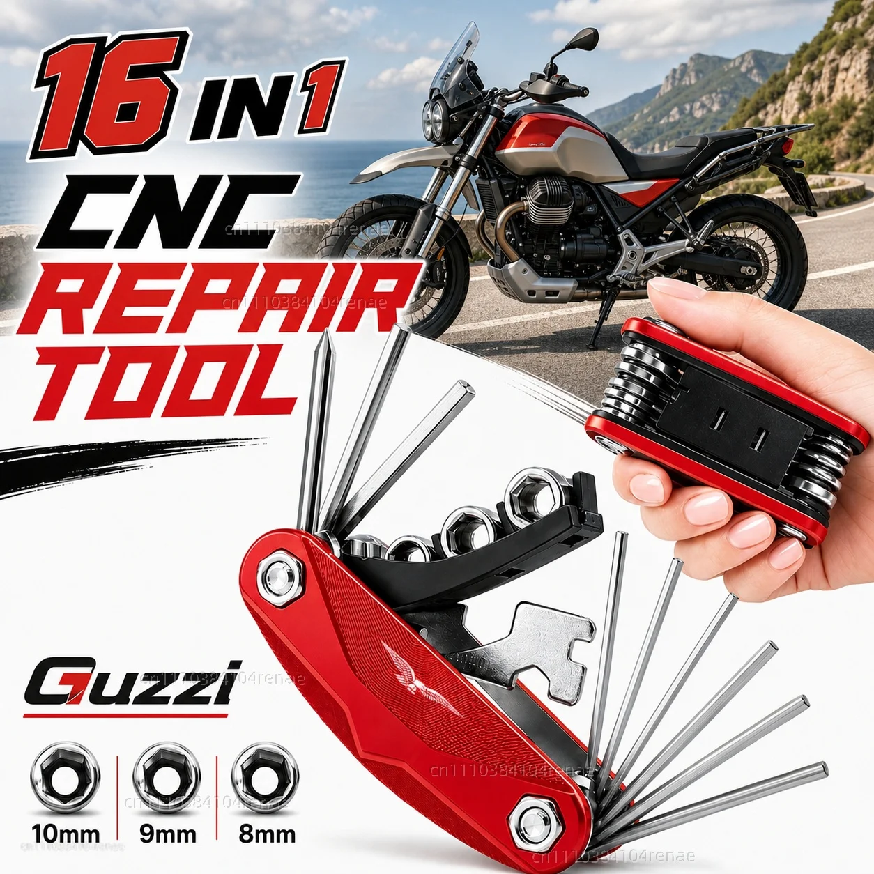 For Moto Guzzi Breva 850 1100 1200 GRISO BREVA 1100 NORGE 1200 GT8V BREVA 750 V7 Motorcycle Tool Repair Kit Multifunctional
For Moto Guzzi Breva 850 1100 1200 GRISO BREVA 1100 NORGE 1200 GT8V BREVA 750 V7 Motorcycle Tool Repair Kit Multifunctional