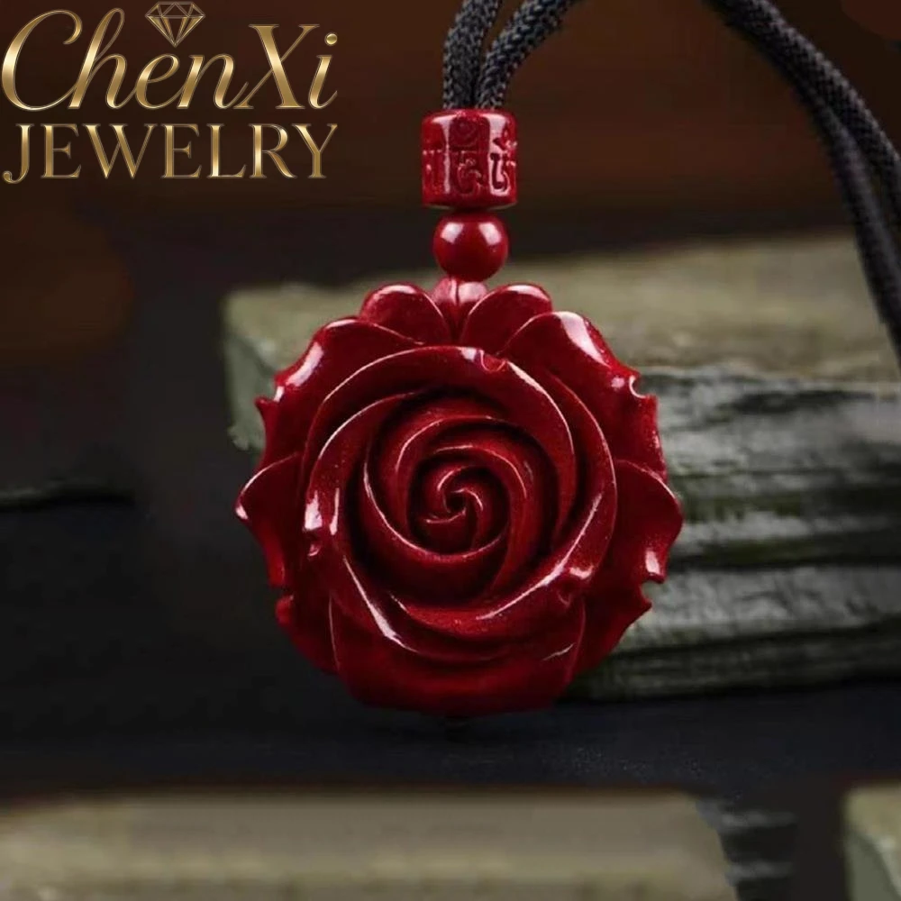 High-end Cinnabar Rose Pendant Luxury Quality Fashion Fine Jewelry Exquisite Charms Elegant Popular Amulets And Mascots Young
High-end Cinnabar Rose Pendant Luxury Quality Fashion Fine Jewelry Exquisite Charms Elegant Popular Amulets And Mascots Young