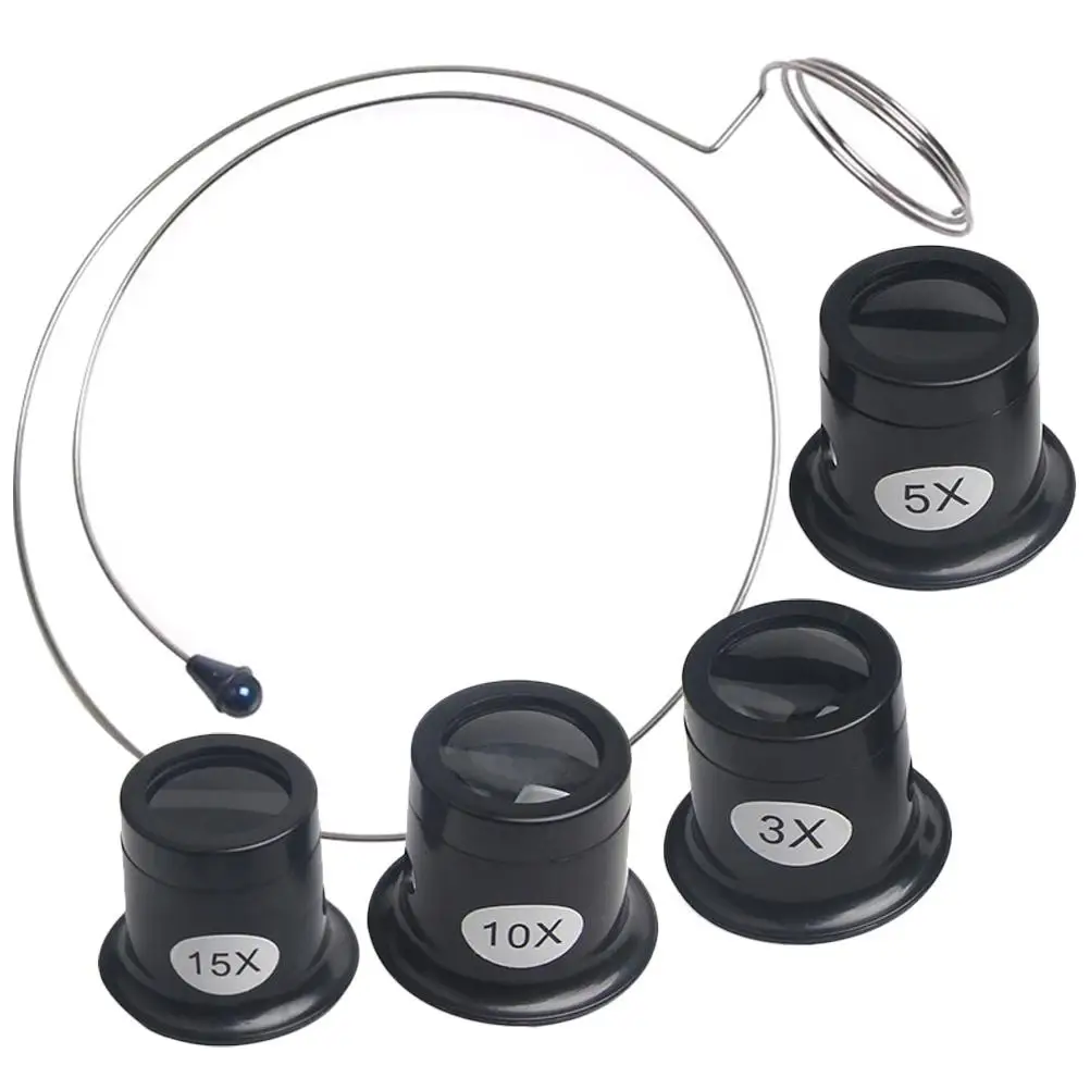 Eye Clip Magnifier Watchmaker Loupe Jewelry LED Repair Jewelers Plastic Glasses Fixing Portable Work Watches
Eye Clip Magnifier Watchmaker Loupe Jewelry LED Repair Jewelers Plastic Glasses Fixing Portable Work Watches