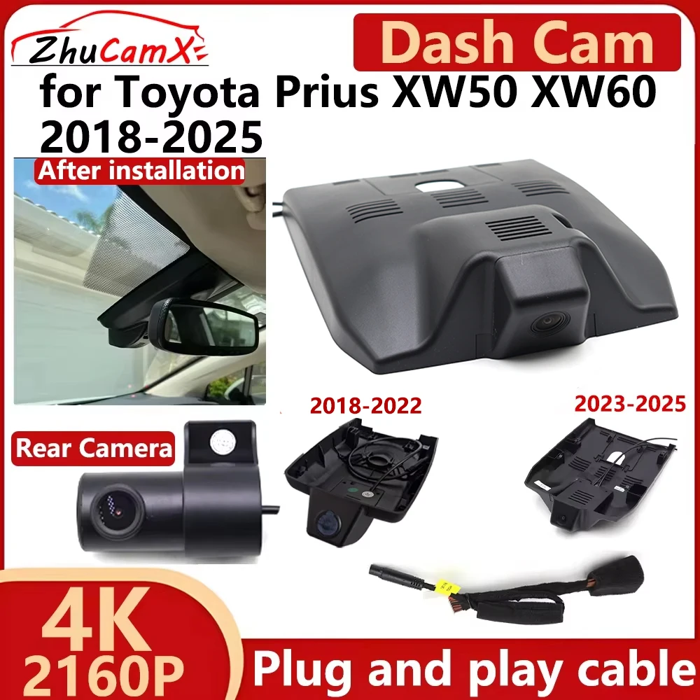 ZhuCamX for Toyota Prius XW50 XW60 2018-2025 4K UHD 2160P Car DVR Dash Cam Camera Night Vision Recorder Plug and Play
ZhuCamX for Toyota Prius XW50 XW60 2018-2025 4K UHD 2160P Car DVR Dash Cam Camera Night Vision Recorder Plug and Play