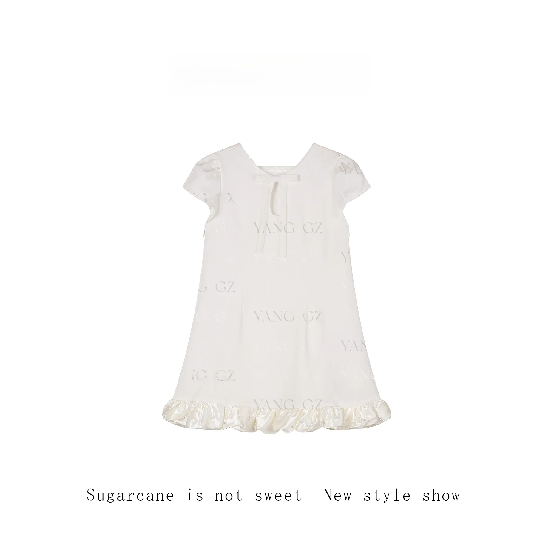 New Chinese Style Short Sleeve Dress Women's Knot Hem Skirt Cute Style Loose Waist Polyester Fiber Summer Dress
New Chinese Style Short Sleeve Dress Women's Knot Hem Skirt Cute Style Loose Waist Polyester Fiber Summer Dress