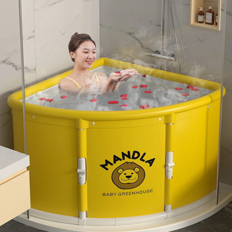 Triangle Portable Collapsible Bath Bucket Large Capacity Home Ice Bath Tub Winter Shower Bathing Artifact Free Installation
Triangle Portable Collapsible Bath Bucket Large Capacity Home Ice Bath Tub Winter Shower Bathing Artifact Free Installation
