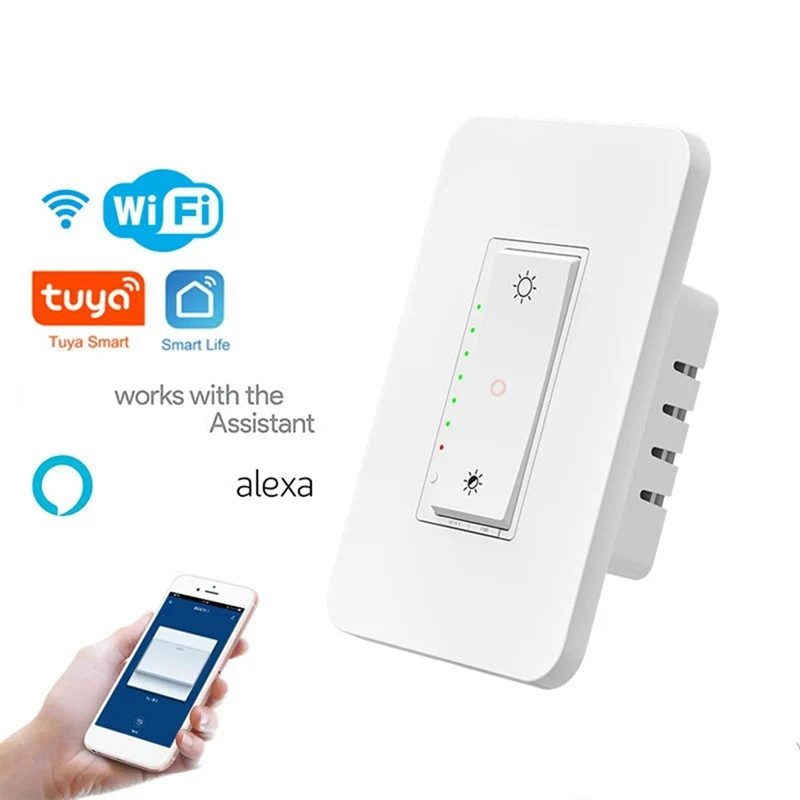 MAKE Smart-Dimmer-Switch-Switch-Switch-Wifi-Switch-For-LED-Lights-Smart-Life-App-Control-Intelligent-Voice-Control
MAKE Smart-Dimmer-Switch-Switch-Switch-Wifi-Switch-For-LED-Lights-Smart-Life-App-Control-Intelligent-Voice-Control
