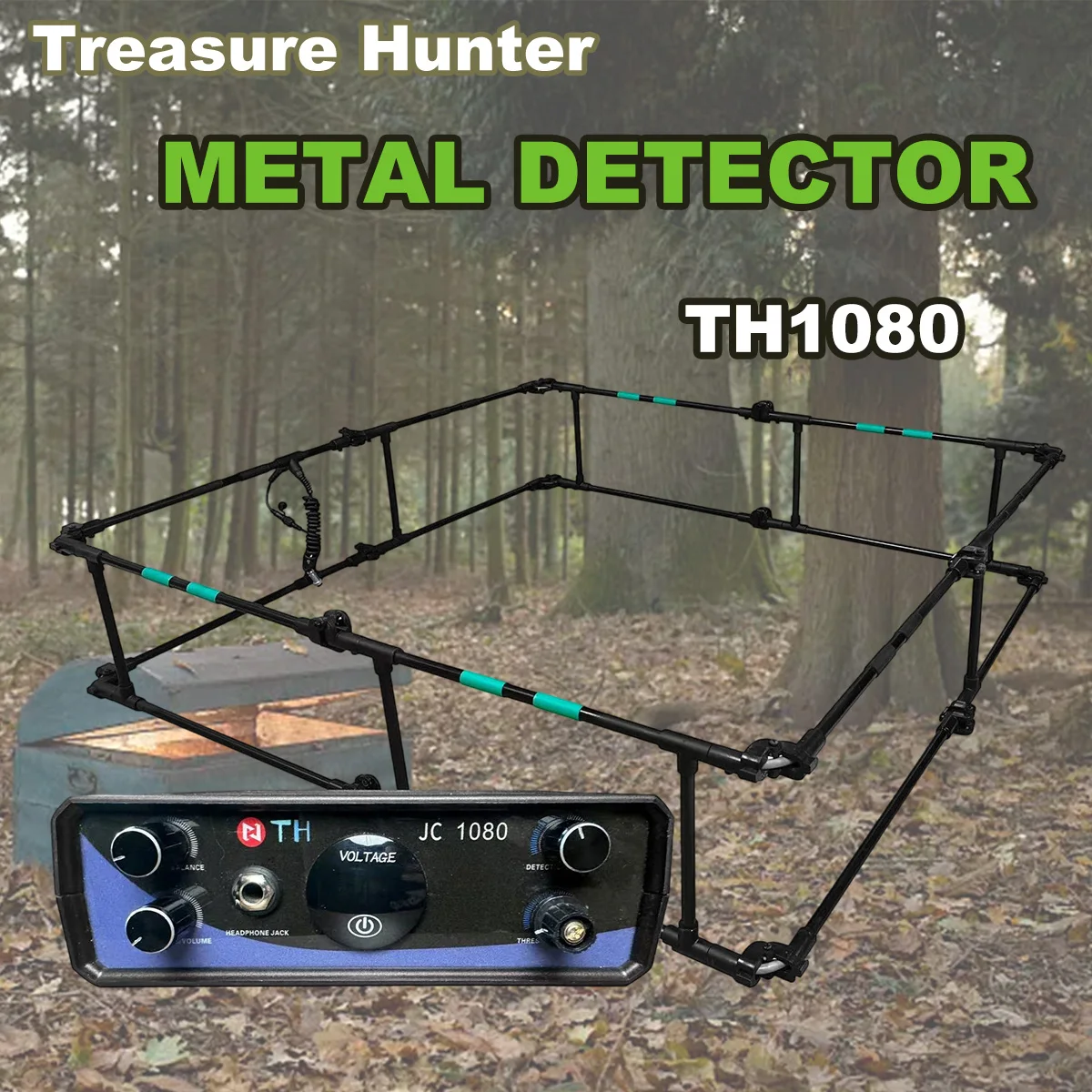 Original Treasure Hunter TH-1080 Professional Metal Detector Long Range Gold Silver Diamond Detector with Smart Phone Connection
Original Treasure Hunter TH-1080 Professional Metal Detector Long Range Gold Silver Diamond Detector with Smart Phone Connection