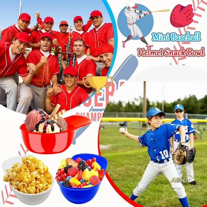 Baseball Helmet Ice Cream Snack Bowl, Mini Baseball Cap Bowl, Kids Helmet Chip Bowl, Ice Cream Sundae Helmet,Party,30Pcs
Baseball Helmet Ice Cream Snack Bowl, Mini Baseball Cap Bowl, Kids Helmet Chip Bowl, Ice Cream Sundae Helmet,Party,30Pcs