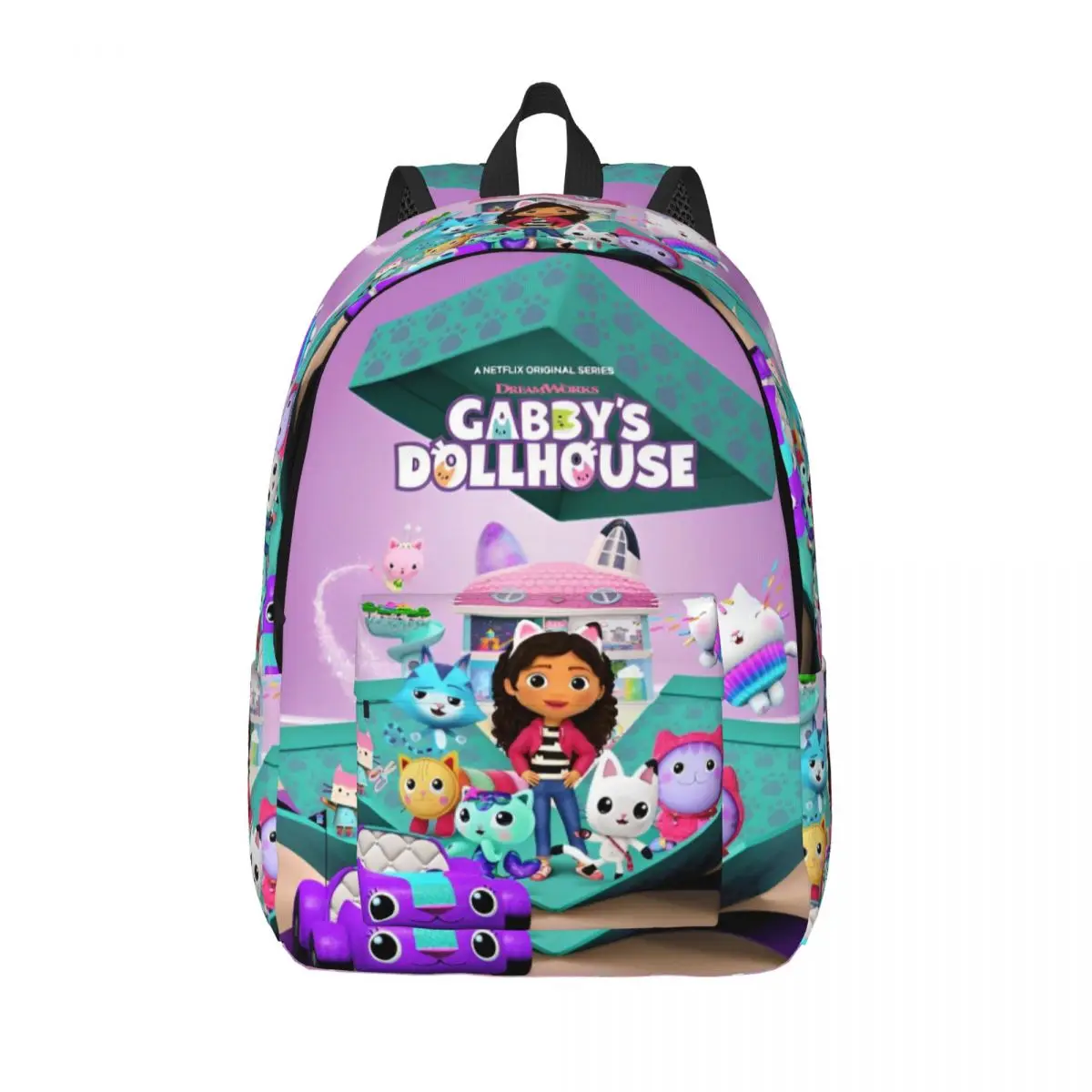 Cartoon Cute Gabbys Dollhouse Girl Classical Backpack with Pocket High School Work Daypack for Men Women Laptop Shoulder Bag
Cartoon Cute Gabbys Dollhouse Girl Classical Backpack with Pocket High School Work Daypack for Men Women Laptop Shoulder Bag